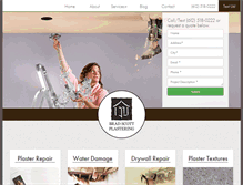 Tablet Screenshot of bradscottplastering.com